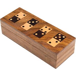 Matr Boomie Domino Family Fun Wooden Game Set Brown NoSize