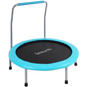 SereneLife Sports Exercise Kid Size Spring-Less Trampoline Blue NoSize