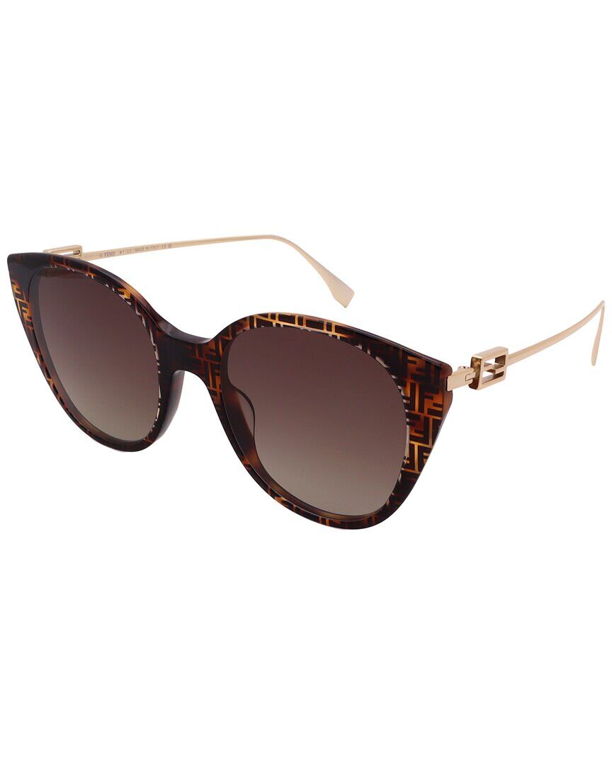 FENDI Women's 40047I 54mm Polarized Sunglasses Brown NoSize