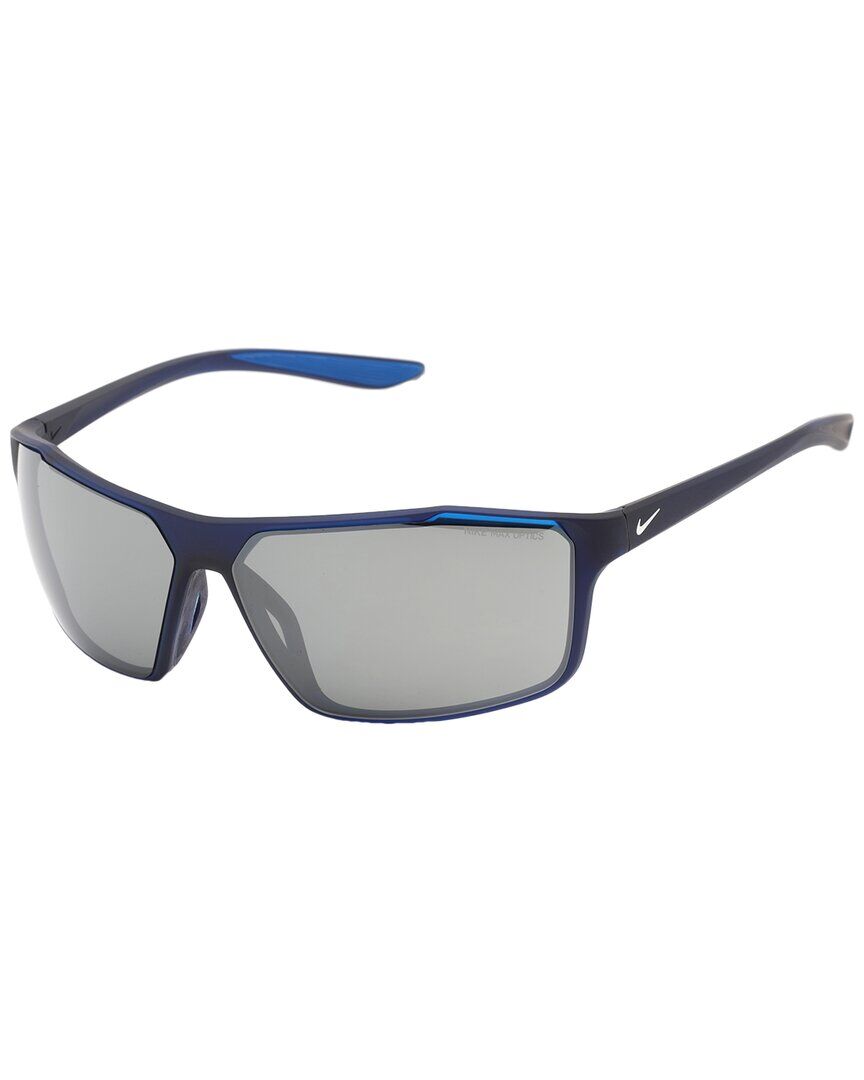 Nike Men's Windstorm CW4674 65mm Sunglasses Blue NoSize