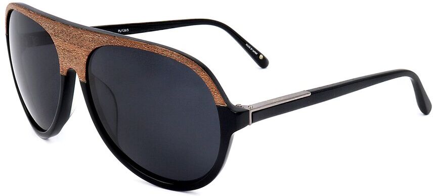 Philip Lim by Linda Farrow Unisex PL126 59mm Sunglasses Black NoSize