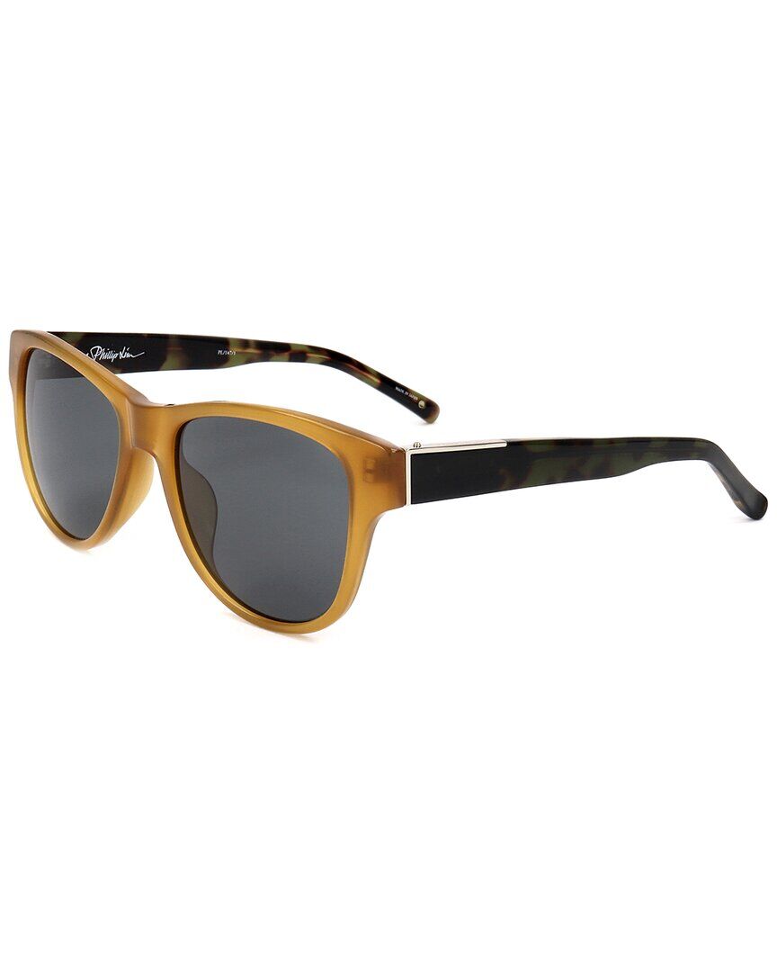 Philip Lim by Linda Farrow Men's PL147 53mm Sunglasses Brown NoSize
