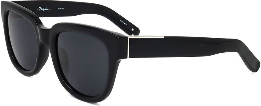 Philip Lim by Linda Farrow Unisex PL158 55mm Sunglasses Black NoSize