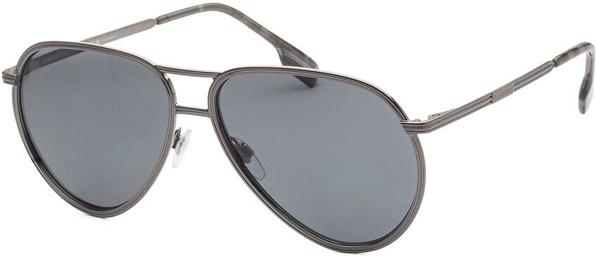 Burberry Men's BE3135 59mm Polarized Sunglasses NoColor NoSize