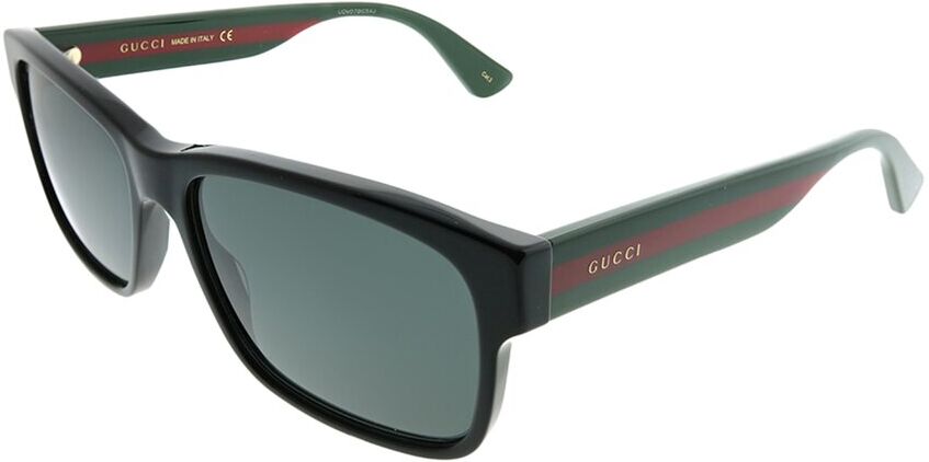 Gucci GG0340S 58MM Unisex Sunglasses Black NoSize