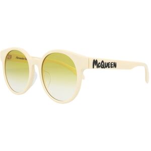 Alexander McQueen Women's AM0349SA 55mm Sunglasses White NoSize