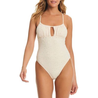Red Carter Eyelet Balconette Swimsuit NoColor s Red Carter Eyelet Balconette Swimsuit NoColor s