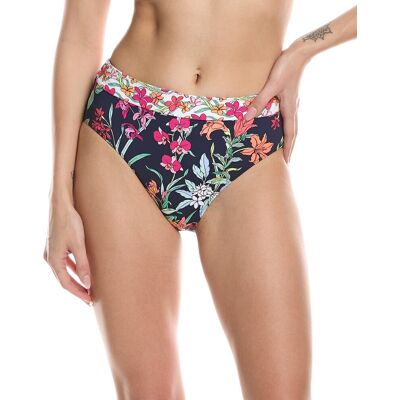 Tommy Bahama Summer Floral High-Waist Bikini Bottom Blue XXS Tommy Bahama Summer Floral High-Waist Bikini Bottom Blue XXS