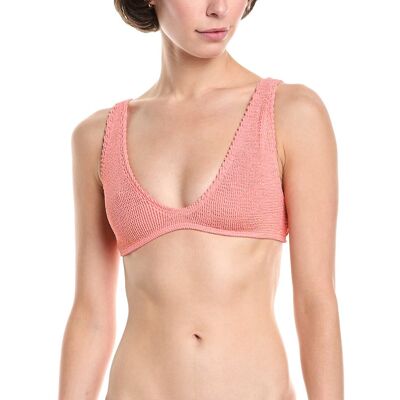 bond-eye swim Scout Crop Bikini Top Pink os bond-eye swim Scout Crop Bikini Top Pink os