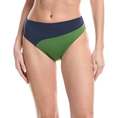 WeWoreWhat High-Rise Colorblock Bikini Bottom Blue m WeWoreWhat High-Rise Colorblock Bikini Bottom Blue m