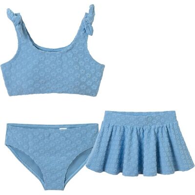 Andy & Evan Blue Terry Bikini Cover Up & Bikini Set NoColor XL(16) Andy & Evan Blue Terry Bikini Cover Up & Bikini Set NoColor XL(16)