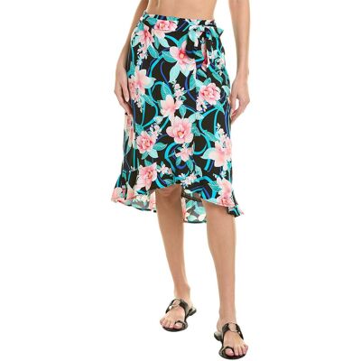 La Blanca Nightfall Flounce Cover-Up NoColor xs La Blanca Nightfall Flounce Cover-Up NoColor xs