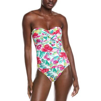 Tommy Bahama Island Cays Fiesta Bandeau One-Piece White 6 Tommy Bahama Island Cays Fiesta Bandeau One-Piece White 6