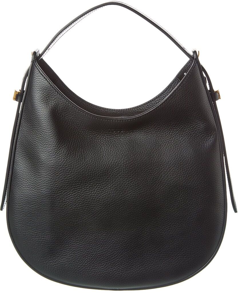 TOD's TODs Logo Leather Hobo Bag Black NoSize