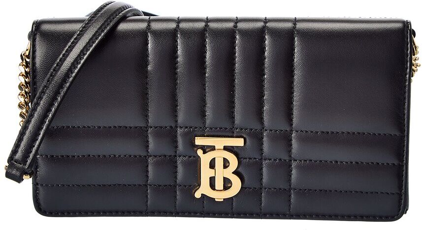 Burberry Lola Leather Wallet On Chain Black NoSize