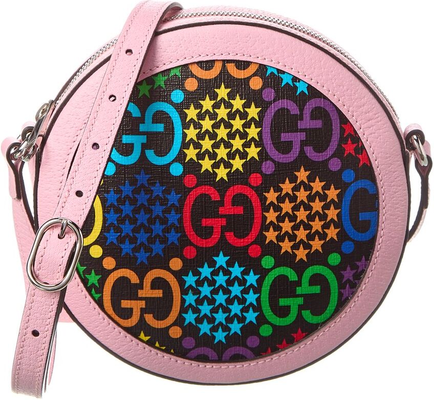 Gucci GG GG Psychedelic Canvas & Leather Crossbody Black NoSize