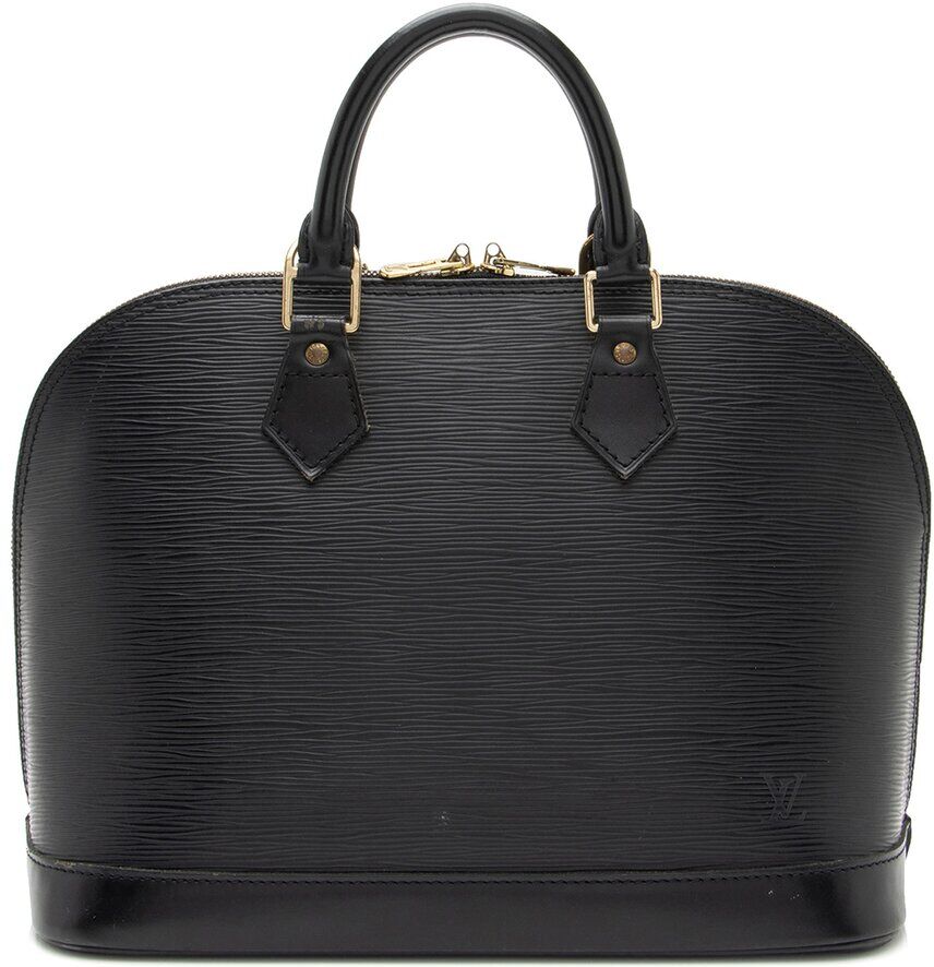 Louis Vuitton Black Epi Leather Alma PM (Authentic Pre-Owned) NoColor NoSize