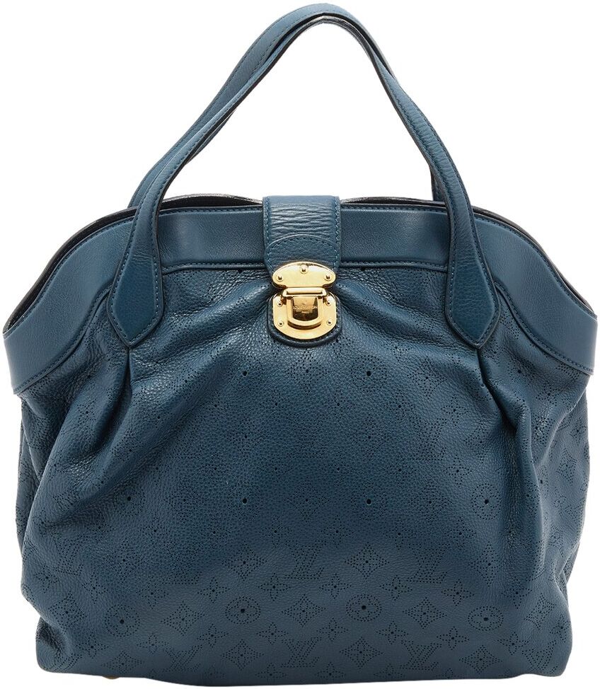 Louis Vuitton Blue Mahina Leather Cirrus MM (Authentic Pre-Owned) NoColor NoSize