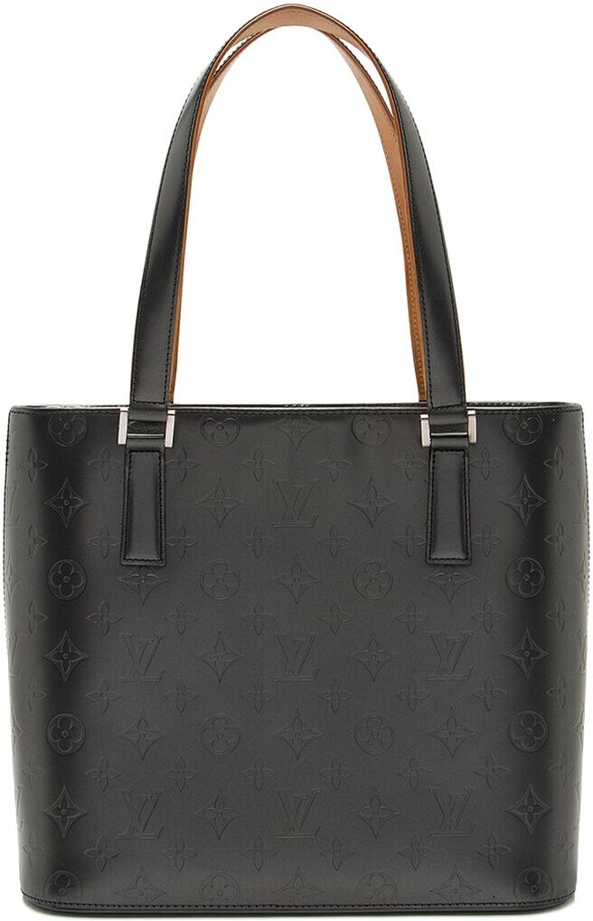 Louis Vuitton Grey Monogram Mat Vernis Leather Stockton (Authentic Pre-Owned) NoColor NoSize