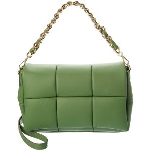 Isabella Rossetti Orla Leather Pillow Shoulder Bag Green NoSize