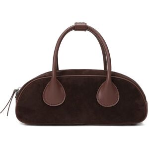 Tiffany & Fred Paris Suede & Leather Satchel NoColor NoSize