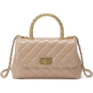 Tiffany & Fred Paris Luxe Quilted Leather Mini Handle Satchel NoColor NoSize