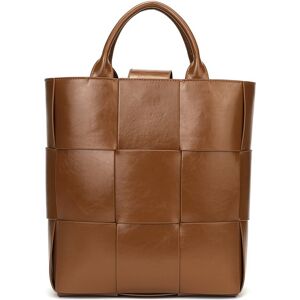 Tiffany & Fred Paris Woven Leather Top Handle Tote NoColor NoSize