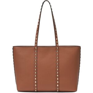 Tiffany & Fred Paris Studded Leather Tote NoColor NoSize