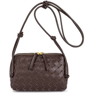 Tiffany & Fred Paris Hand-Woven Leather Crossbody NoColor NoSize