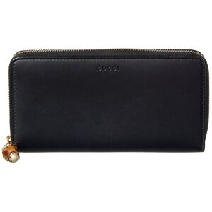 Gucci Black Lambskin Leather GG Logo Wallet (Authentic Pre-Loved) NoColor NoSize