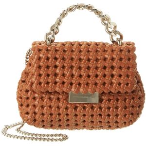 Stella McCartney Becks Weaved Mini Shoulder Bag Brown NoSize