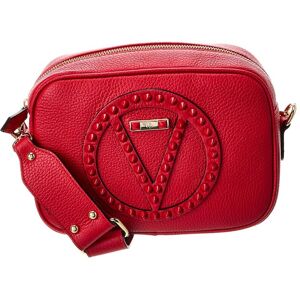 Valentino by Mario Valentino Mia Rock Leather Crossbody Red os