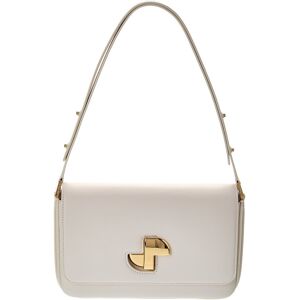 PATOU Le Lock Leather Shoulder Bag White NoSize