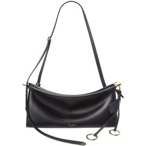ALAIA Le Click East West Small Leather Shoulder Bag Black NoSize