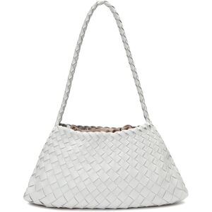 Tiffany & Fred Paris Hand-Woven Leather Shoulder Bag White NoSize