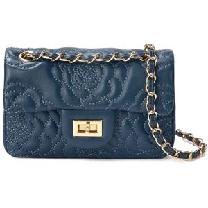 Tiffany & Fred Paris Top-Grain Quilted Crossbody/Shoulder Bag NoColor NoSize