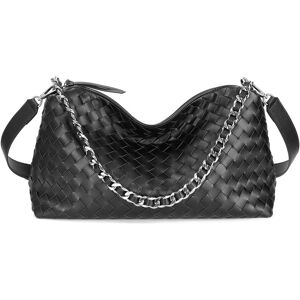 Tiffany & Fred Paris Hand-Woven Leather Large Tote NoColor NoSize