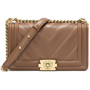 Tiffany & Fred Paris Quilted Leather Messenger Bag NoColor NoSize