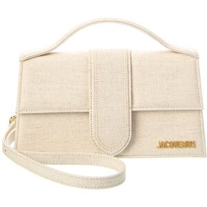 Jacquemus Le Grand Bambino Canvas Shoulder Bag White NoSize