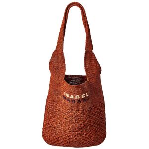 Isabel Marant Praia Medium Raffia Tote Orange NoSize