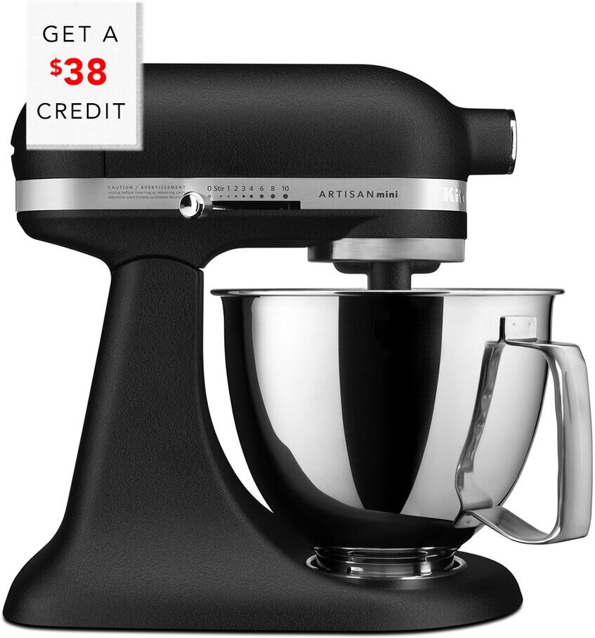 KitchenAid Mini 3.5 Quart Tilt-Head Stand Mixer with $38 Credit Black NoSize