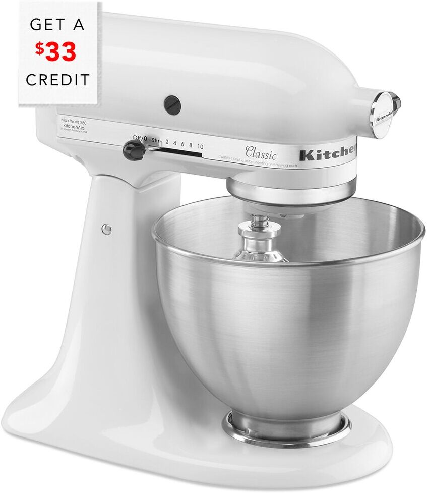 KitchenAid Classic Series 4.5Qt Tilt-Head Stand Mixer with $33 Credit White NoSize