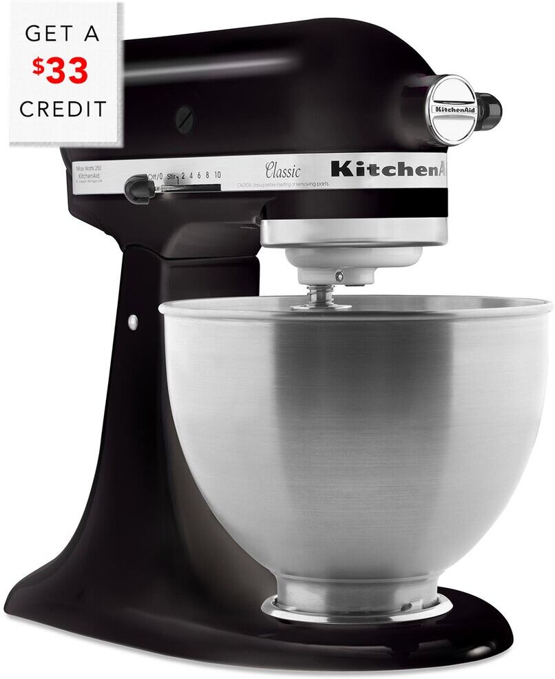 KitchenAid Classic Series 4.5Qt Tilt-Head Stand Mixer with $33 Credit Black NoSize