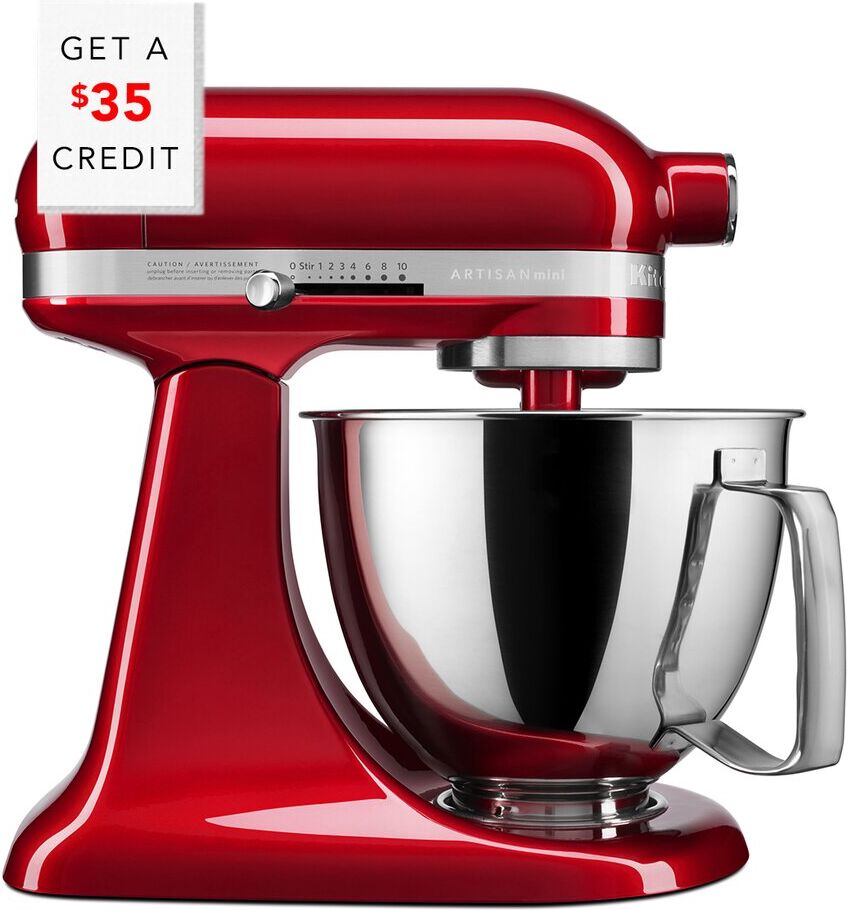 KitchenAid Mini 3.5 Quart Tilt-Head Stand Mixer with $38 Credit Red NoSize