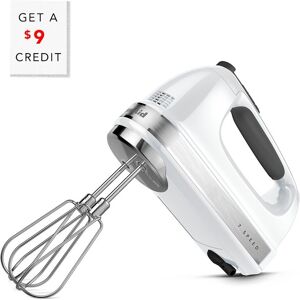 KitchenAid 7-Speed Hand Mixer with Turbo Beaters II with $9 Credit White NoSize