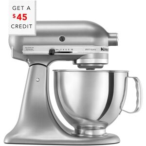 KitchenAid Artisan Series 5qt Silver Tilt-Back Head Stand Mixer with $45 Credit Grey NoSize