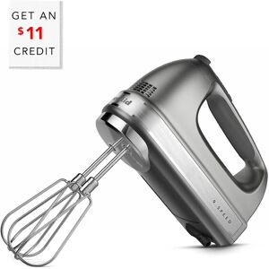 KitchenAid 9-Speed Hand Mixer with Turbo Beater II Accessories with $11 Credit Grey NoSize
