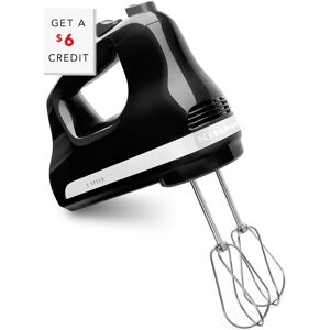 KitchenAid Ultra Power 5-Speed Onyx Black Hand Mixer with $6 Credit Black NoSize