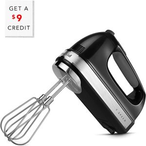 KitchenAid 7-Speed Hand Mixer with Turbo Beaters II with $9 Credit Black NoSize