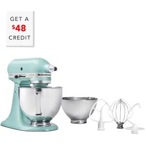 KitchenAid 5qt Stand Mixer With Additional 3qt Bowl with $48 Credit Blue NoSize